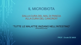 Il microbiota: dalla cura del mal di pancia alla cura del cancro!! - NUTRINEWS APS